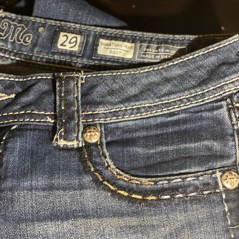 Miss Me Signature Rise Bootcut Jeans Size 29 - Picture 6 of 6